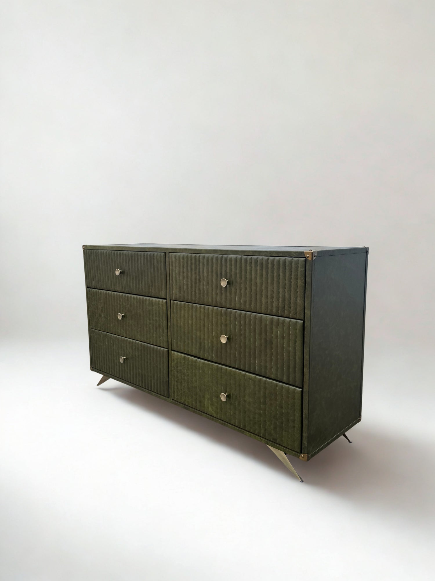 Elvia leather chest of drawers — Art Avenue