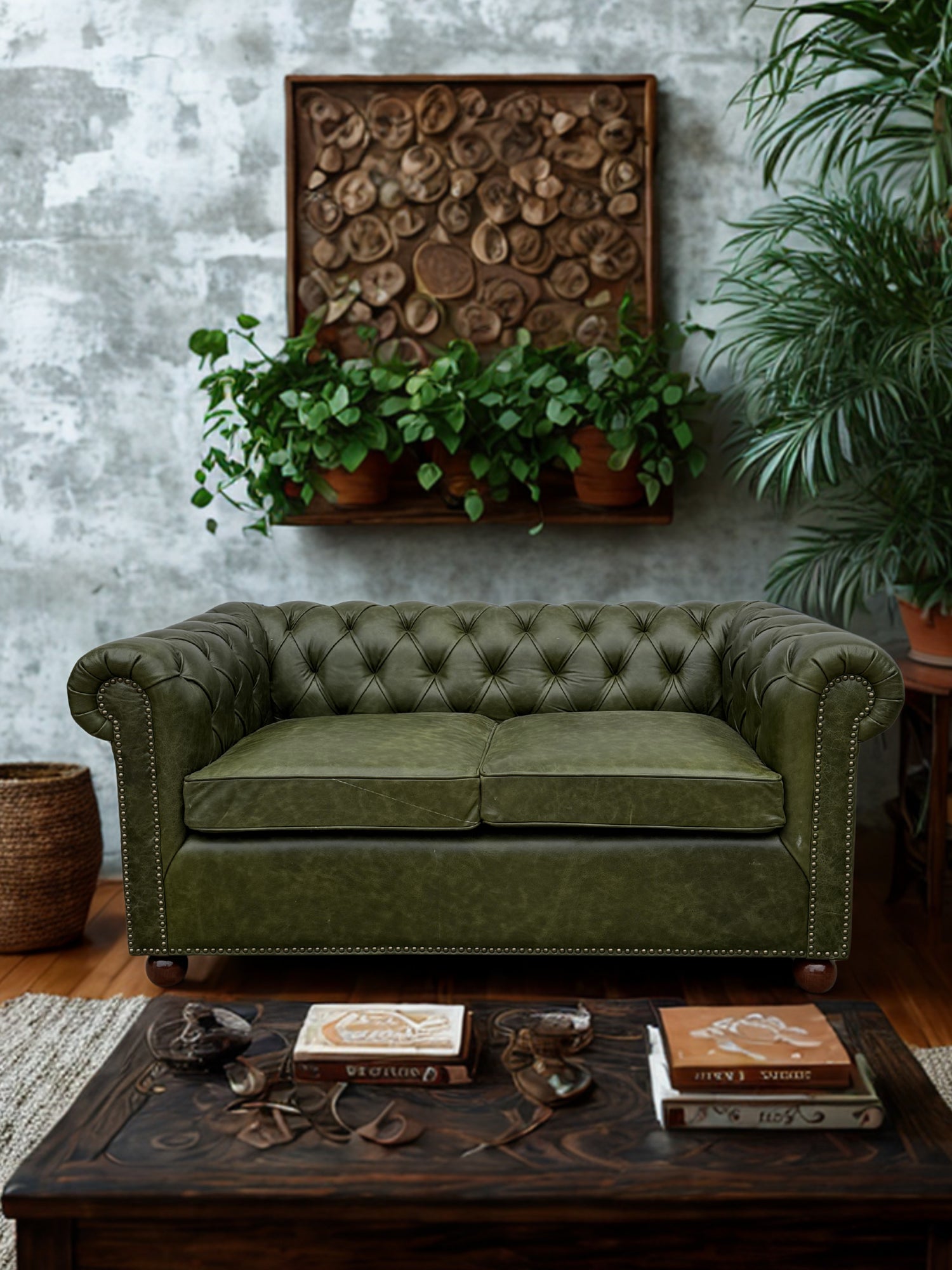 Leather Chesterfield Sofa — Art Avenue