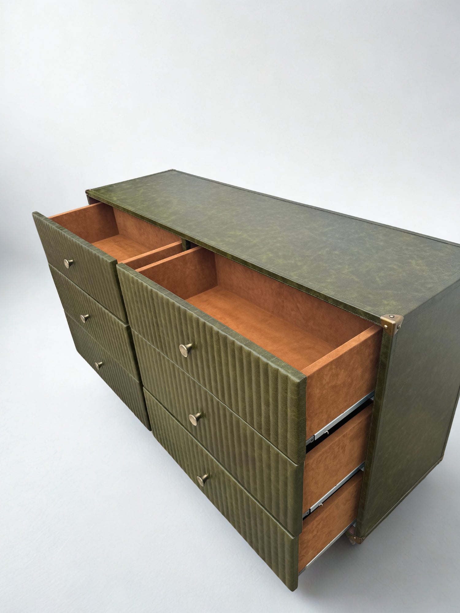 Elvia Leather Chest of Drawers
