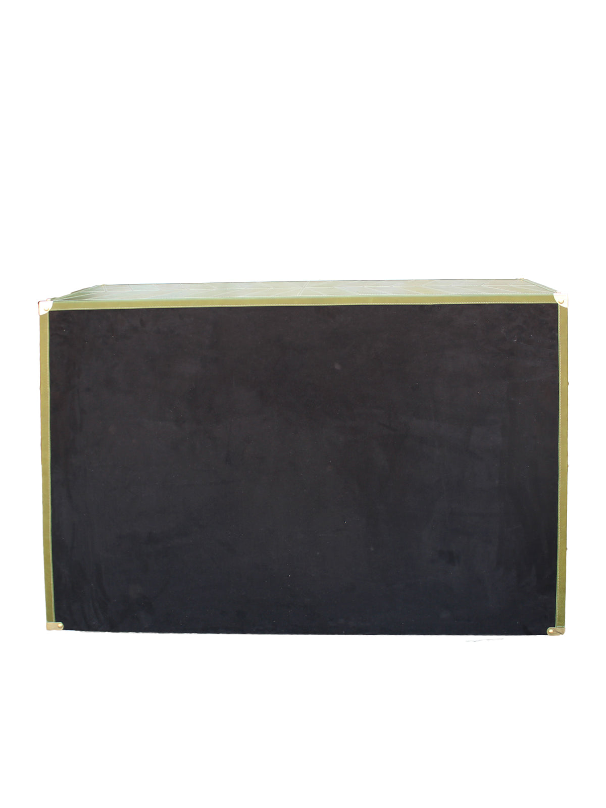 GREENFIELD CHEST OF DRAWERS - LEATHER AND PRINTED COTTON - ART AVENUE