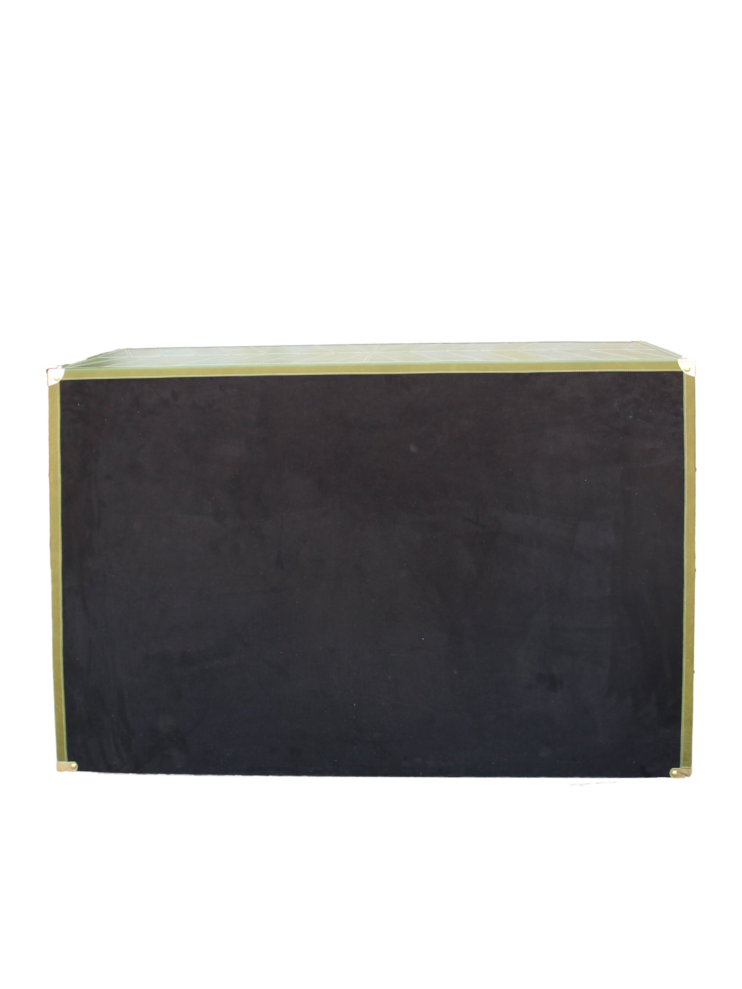 GREENFIELD CHEST OF DRAWERS - LEATHER AND PRINTED COTTON - ART AVENUE
