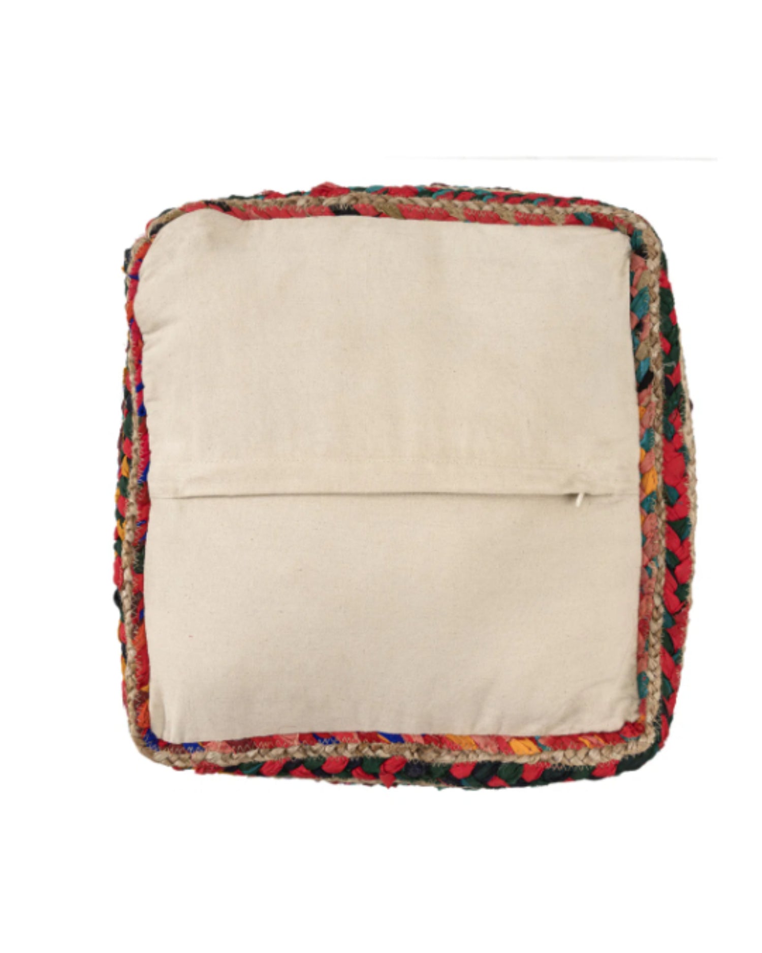 Handcrafted kilim floor pouf — Art Avenue