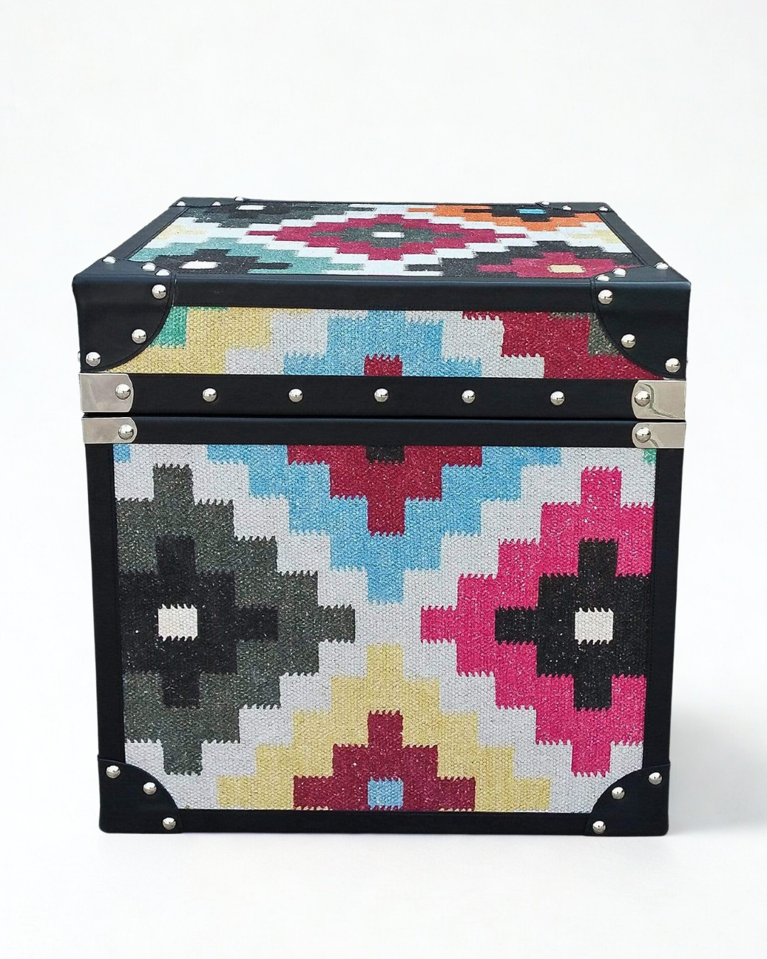 Kilim trunk lid and panel detail — Art Avenue