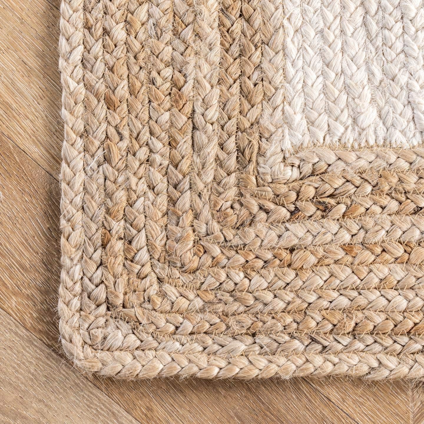Empty braided jute rug multiple sizes — Art Avenue India