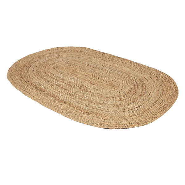 Decent Braided Oval Jute Rug
