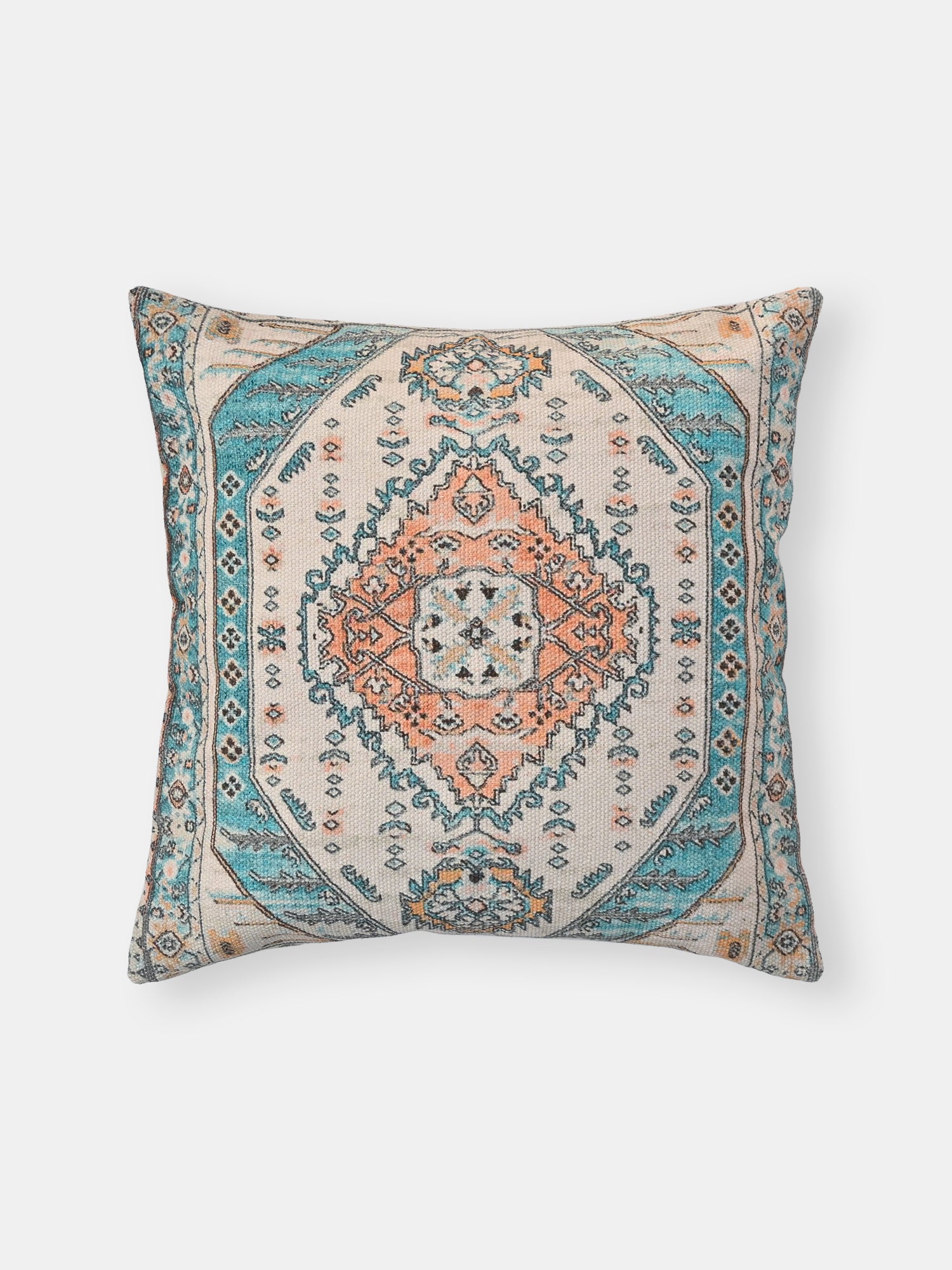Saffron Sands Printed Square Cushion Cover