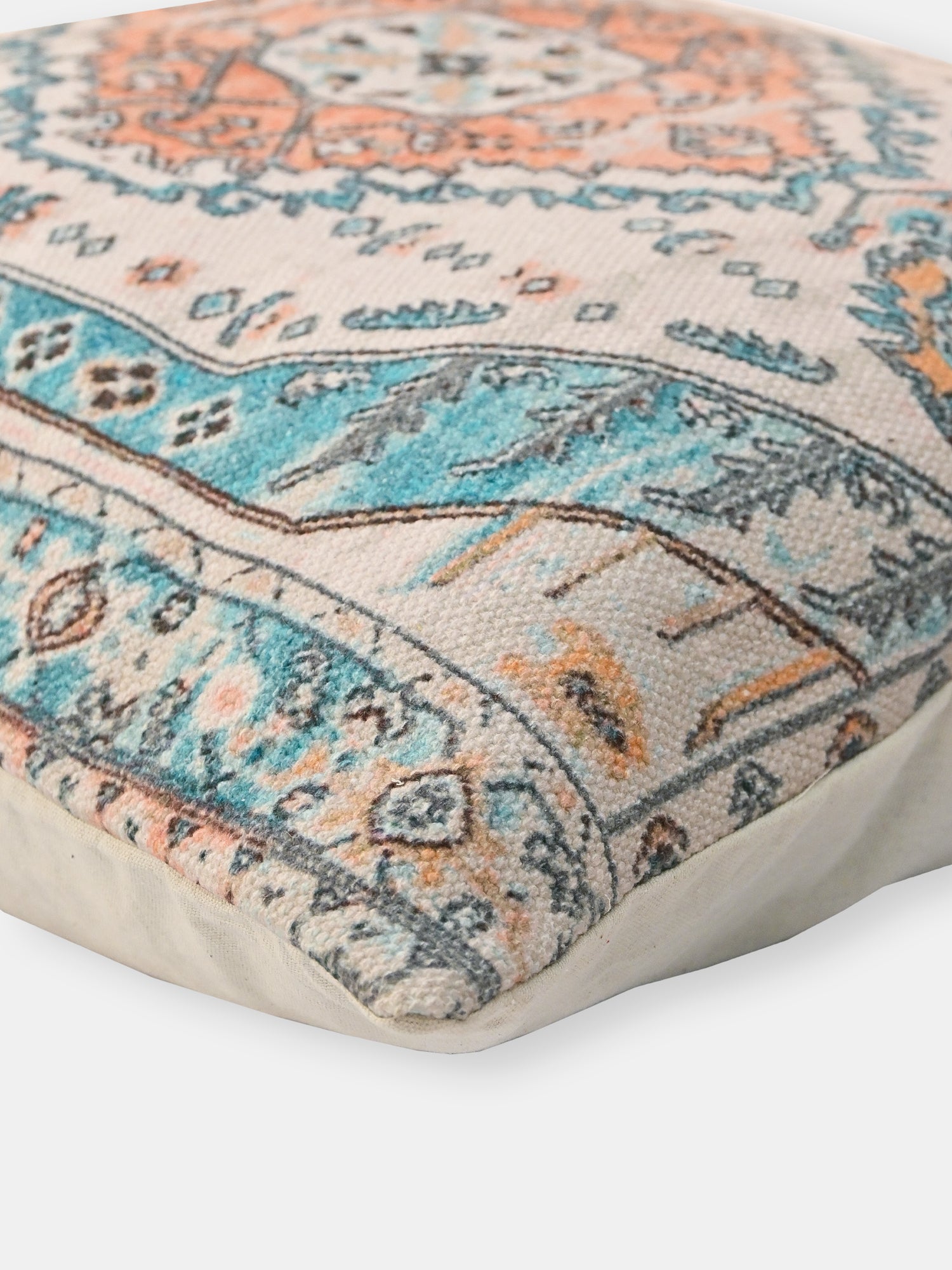 Saffron Sands Printed Square Cushion Cover