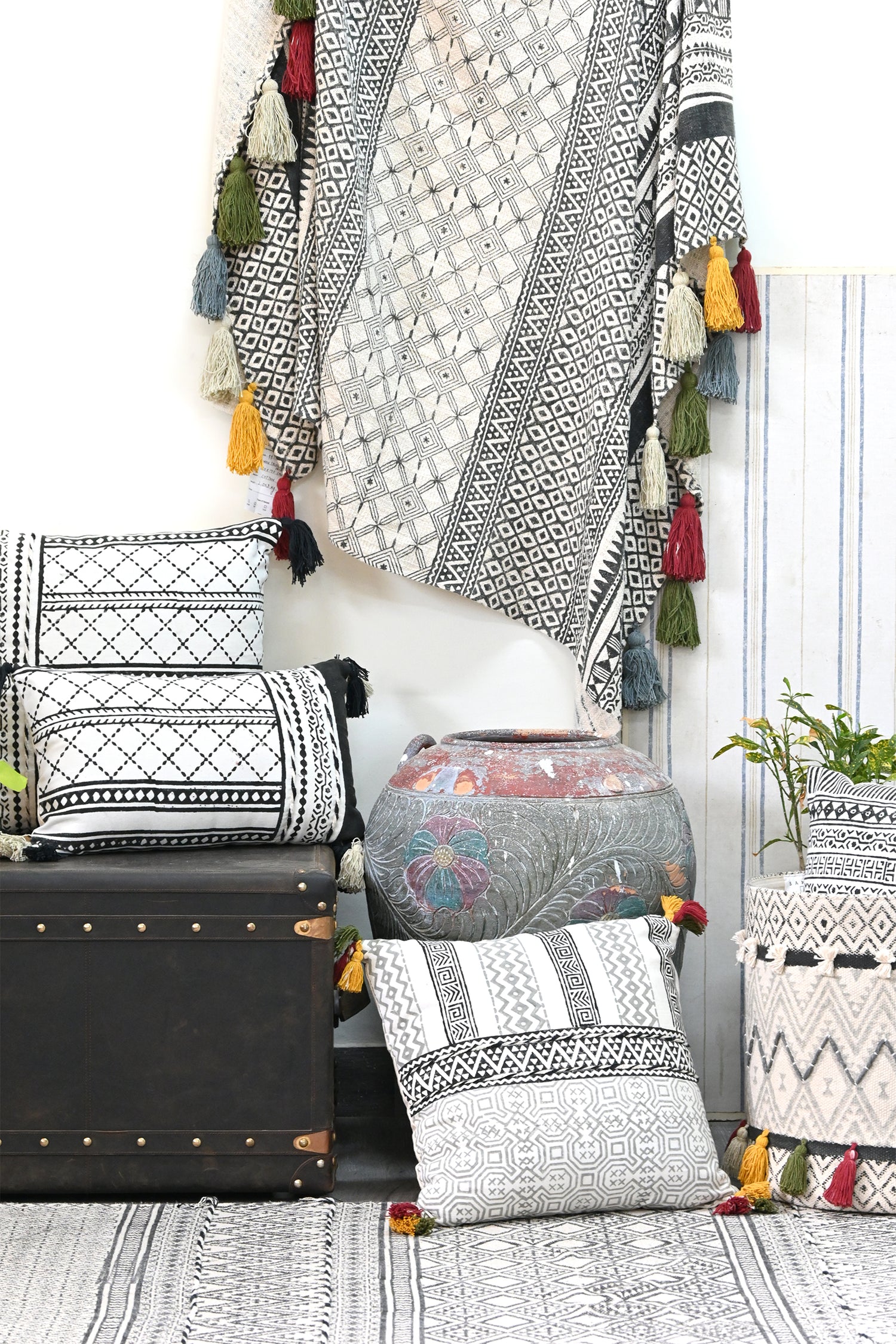 Ezra Tufted Lumbar Cushion Cover