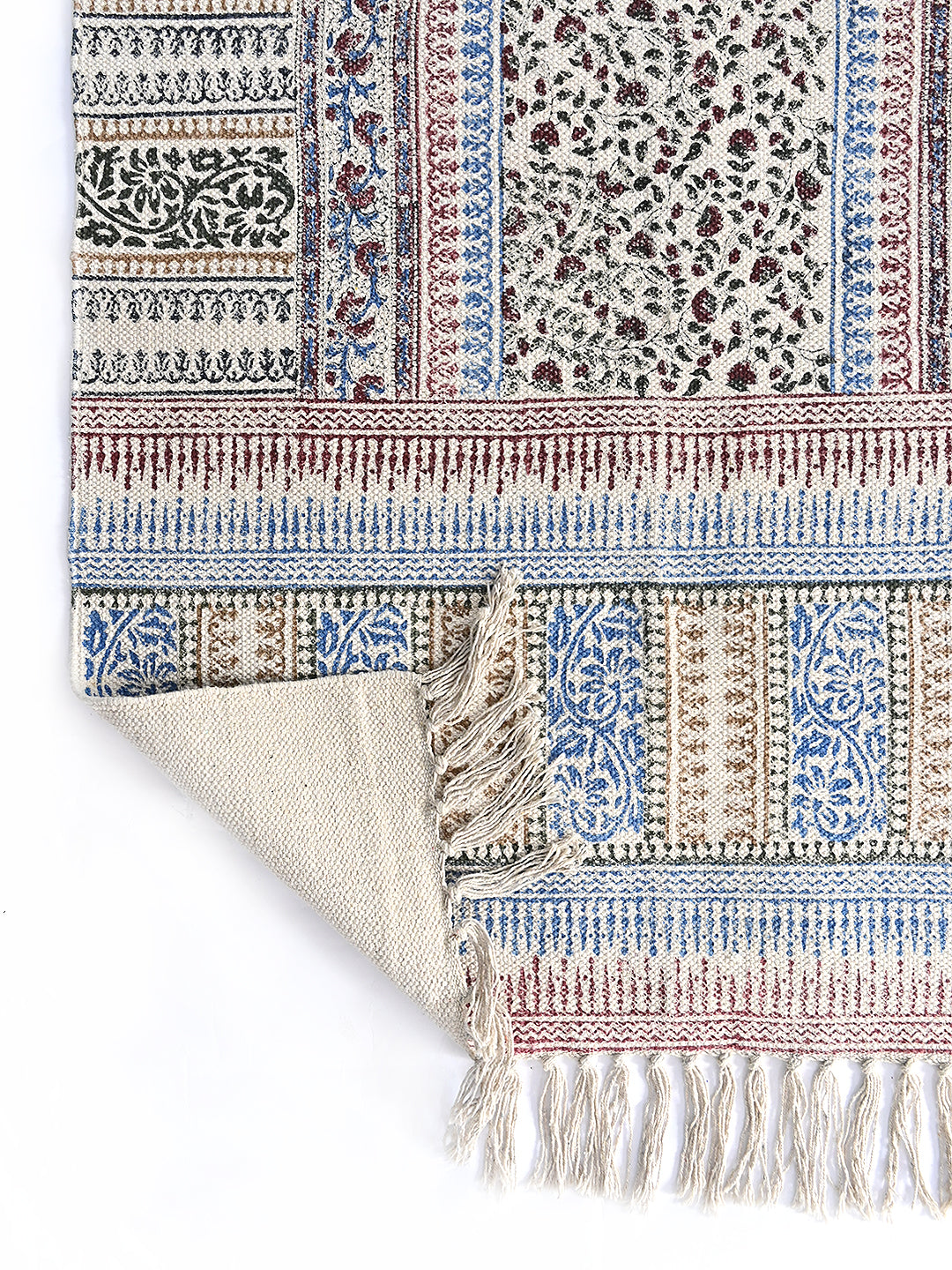 Banjul handmade cotton floor runner — Art Avenue Jaipur
