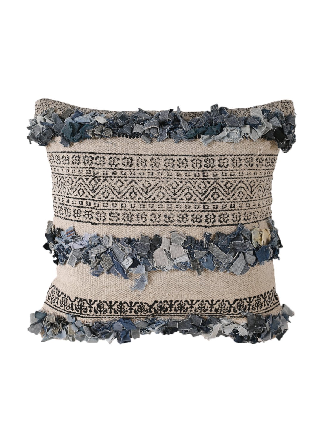 VIDAR - COTTON PRINTED SQUARE CUSHION COVER - ART AVENUE