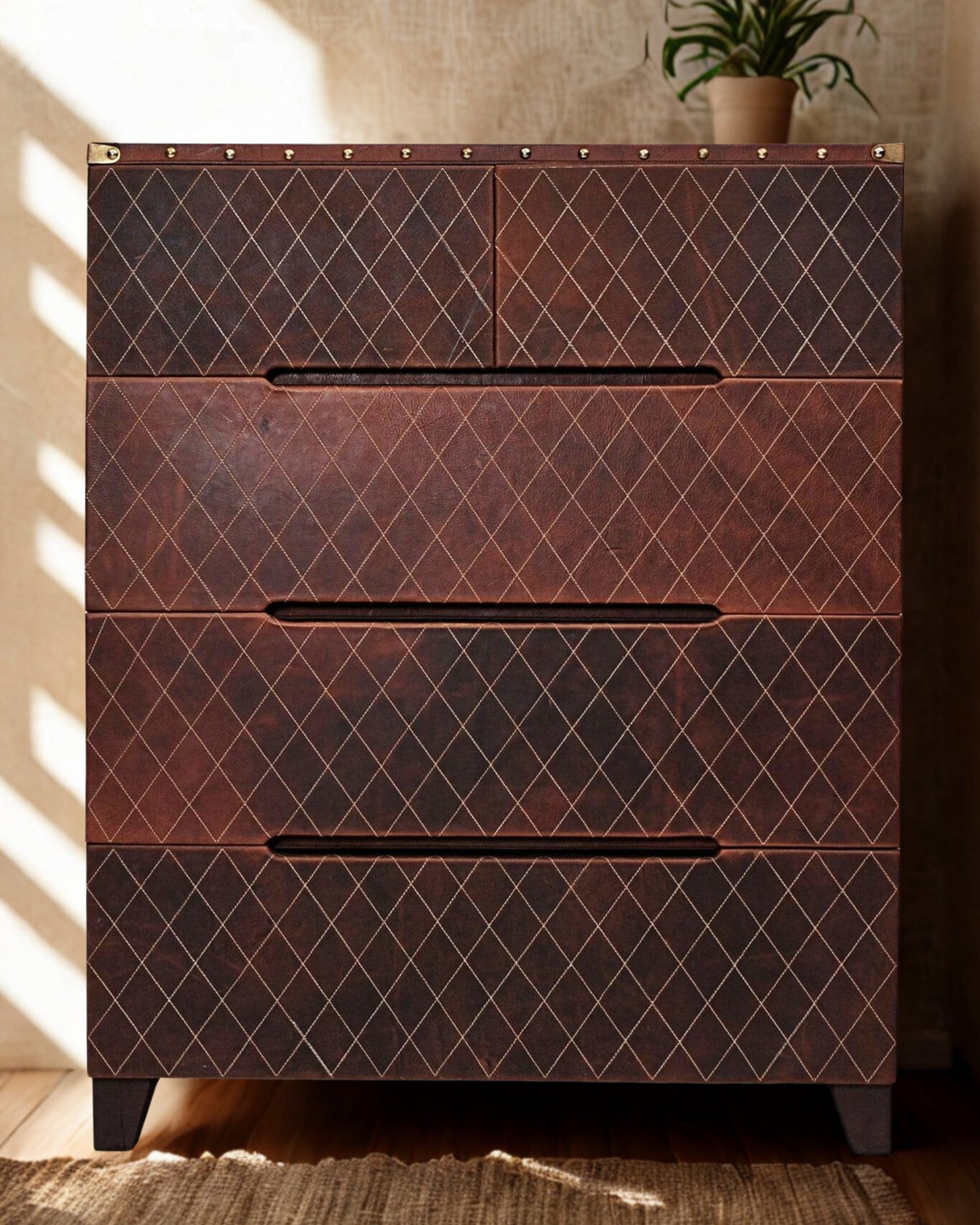 Leather Chest of Drawers — Art Avenue