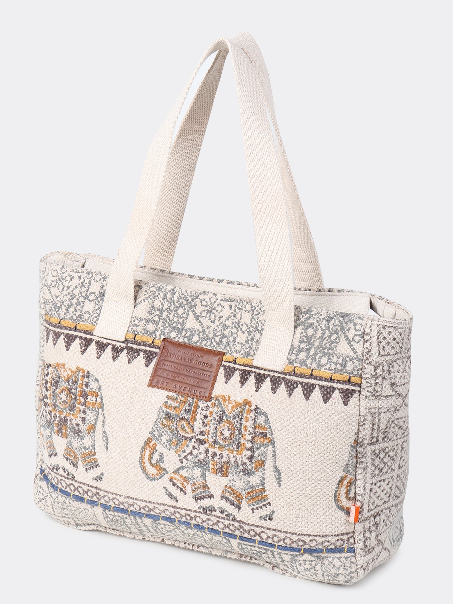 Aurielle cotton tote bag lifestyle — Art Avenue