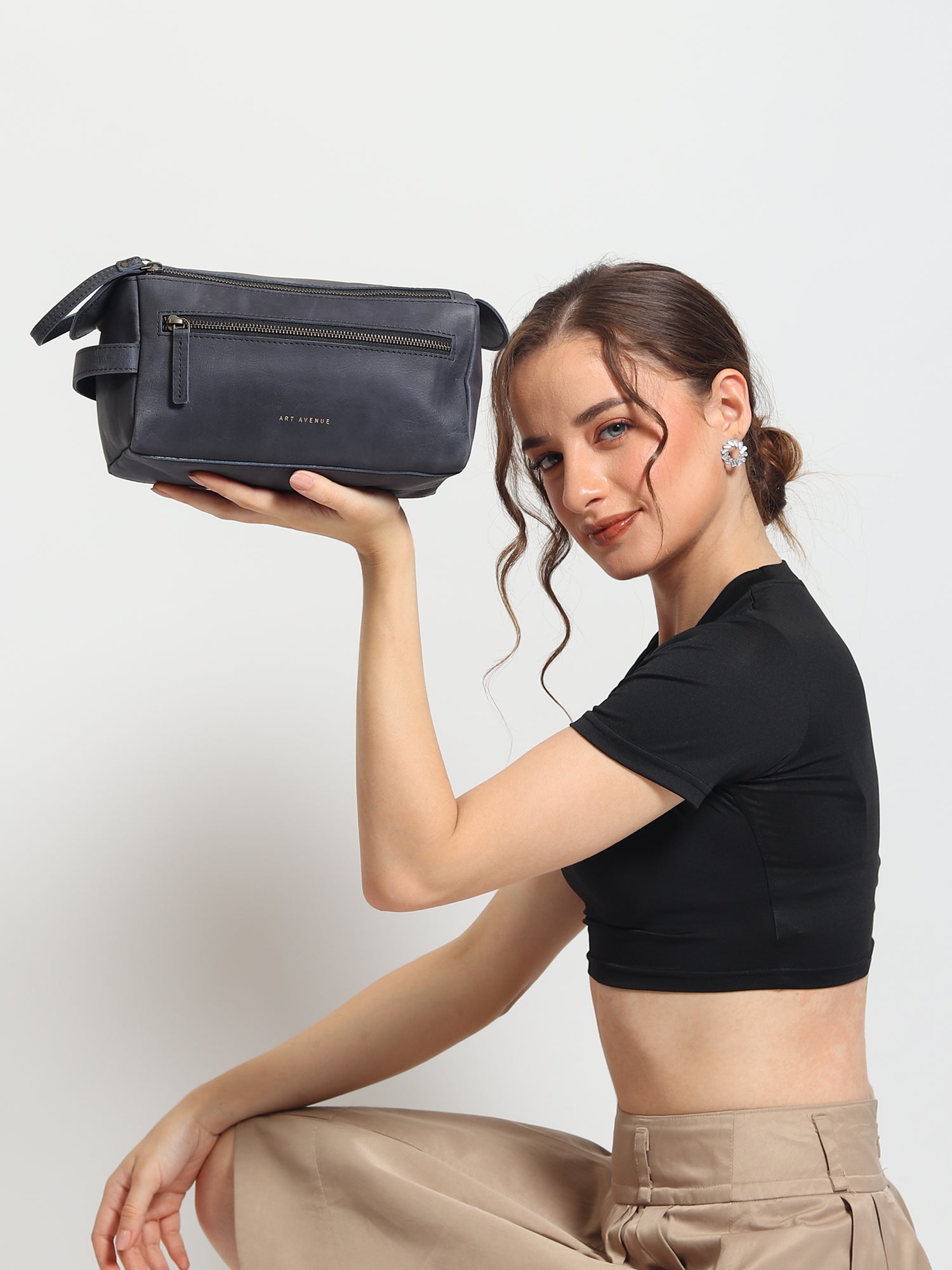 Rosary leather box bag interior — Art Avenue