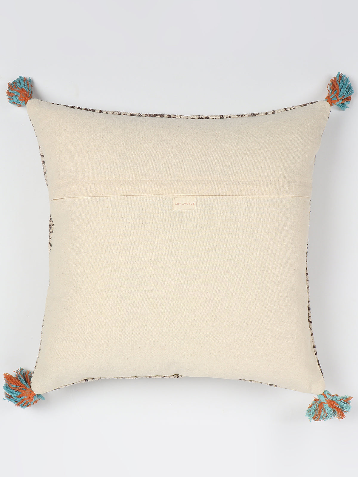 Lily Block-Printed Square Cushion Cover