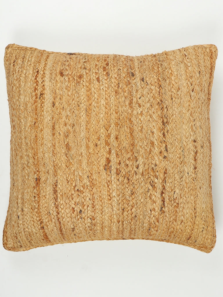 Xquic Braided Jute Square Cushion Cover