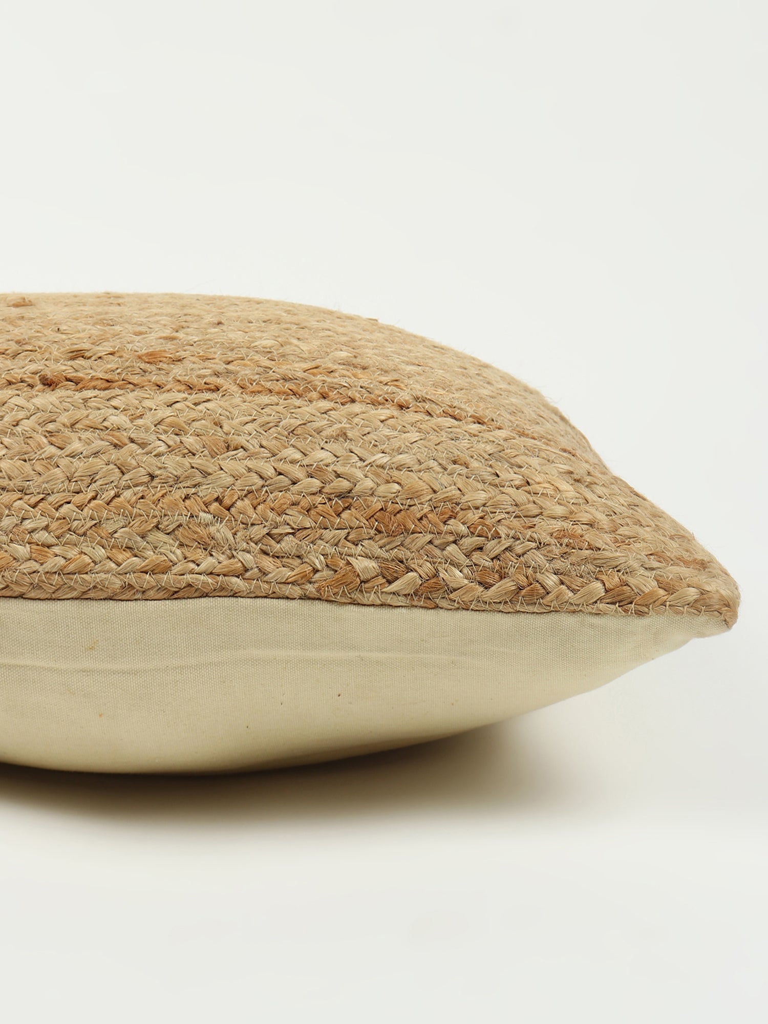 Bellary Braided Jute Lumbar Cushion Cover