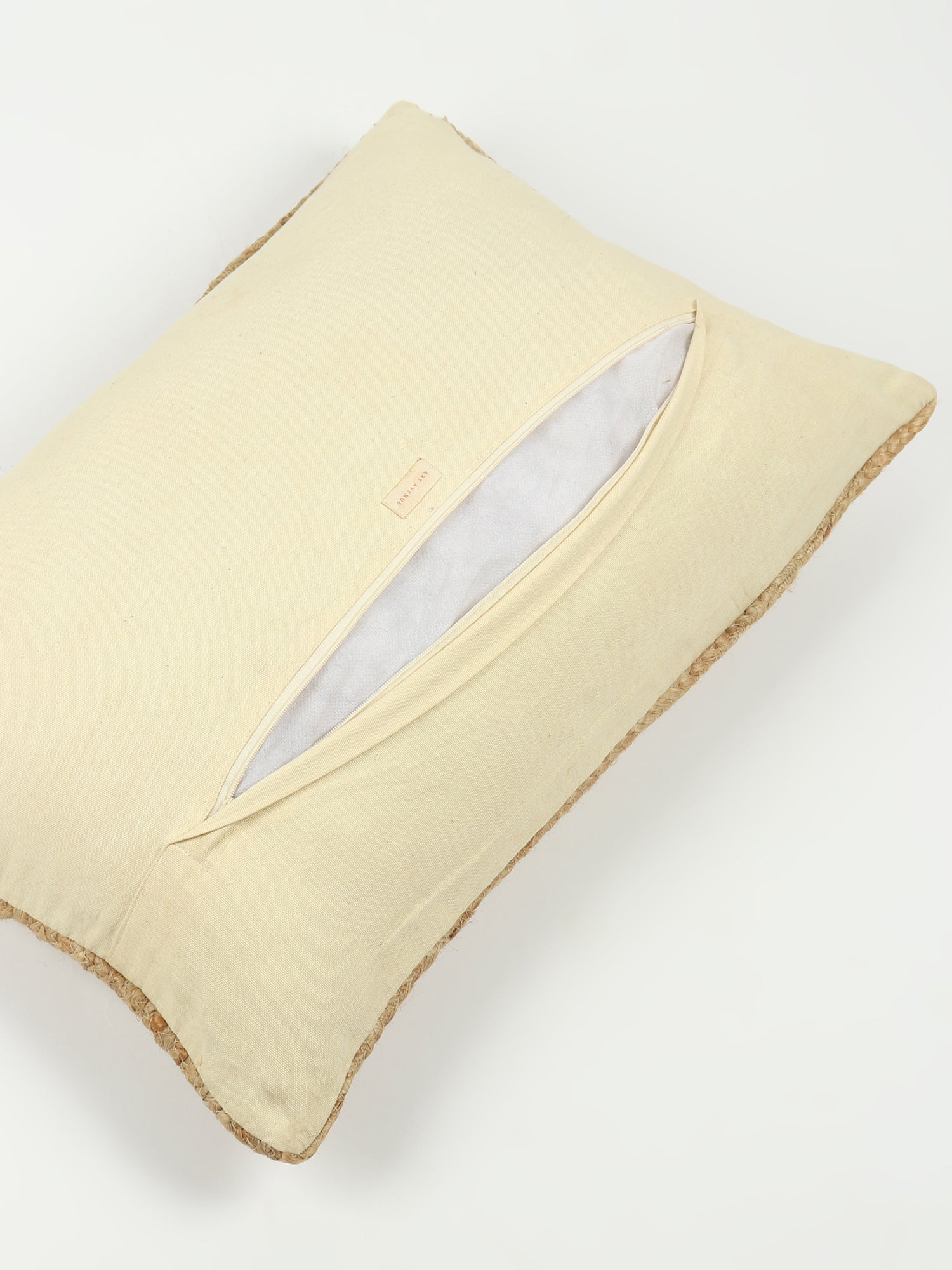 Bellary Braided Jute Lumbar Cushion Cover