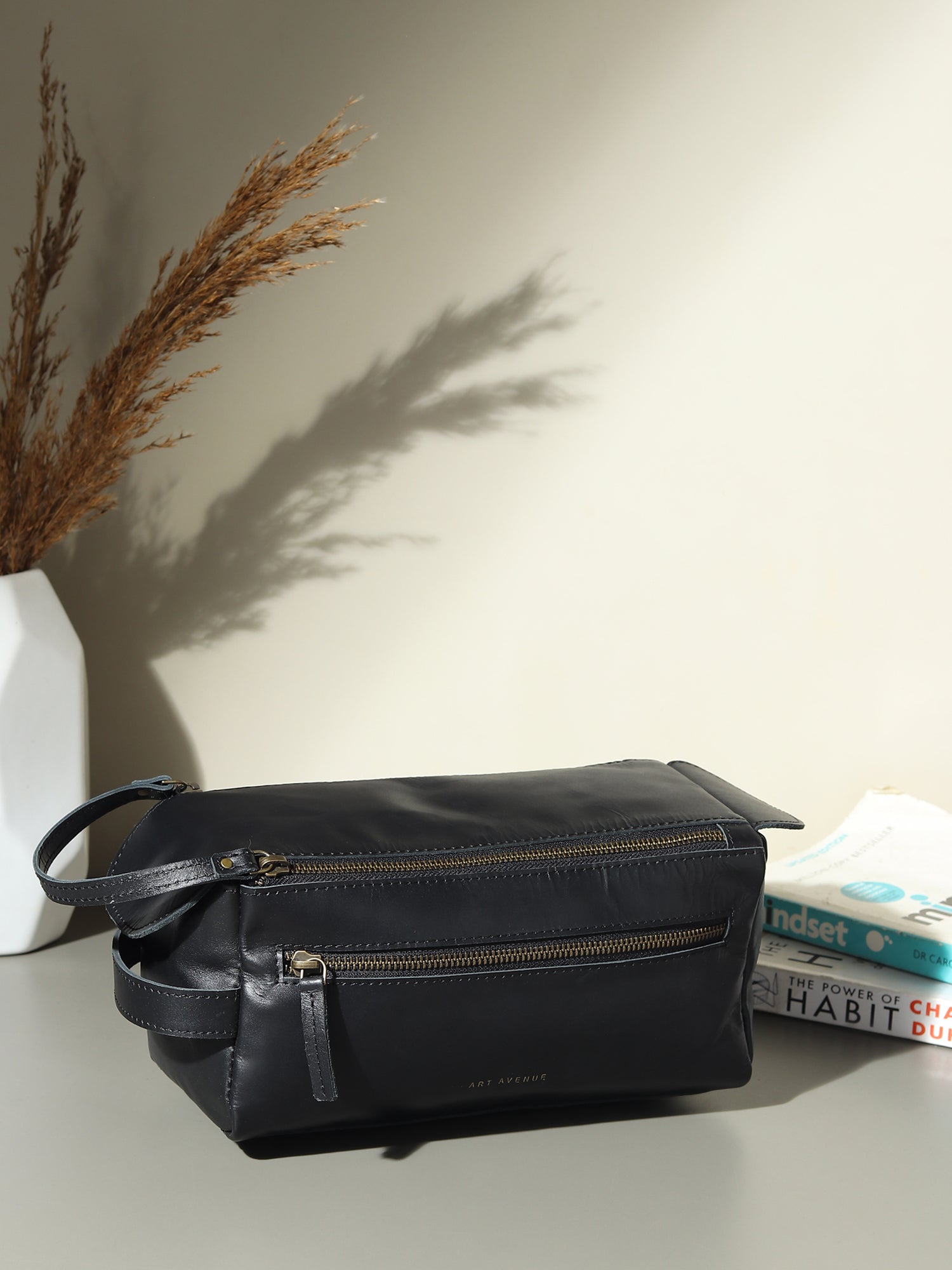 Rosary Leather Box Bag