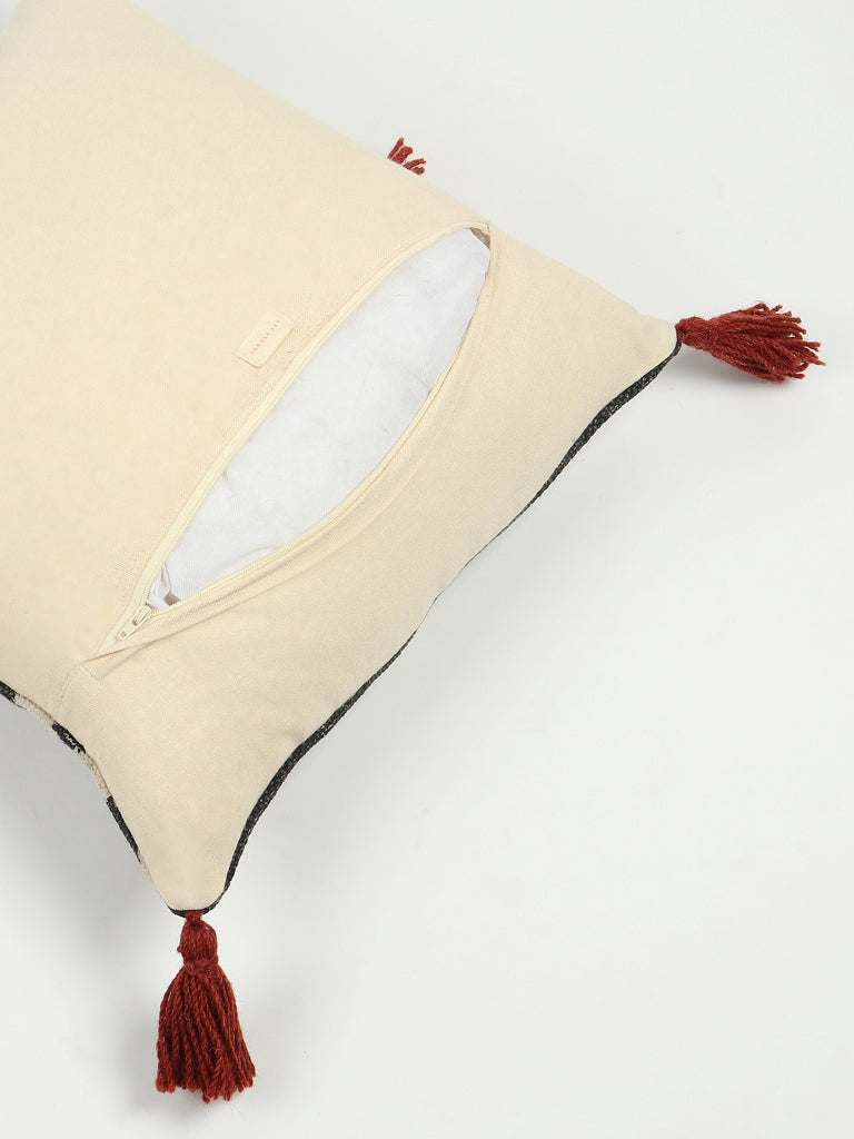Hecuba Digital-Printed Square Cushion Cover