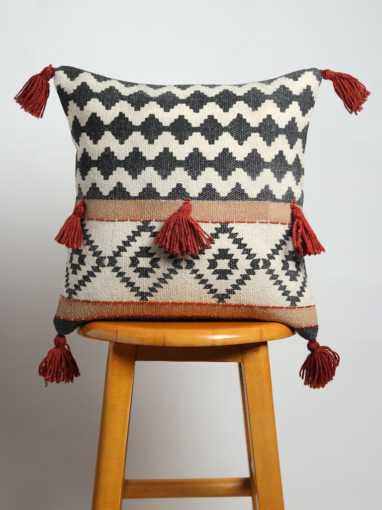 Hecuba Digital-Printed Square Cushion Cover
