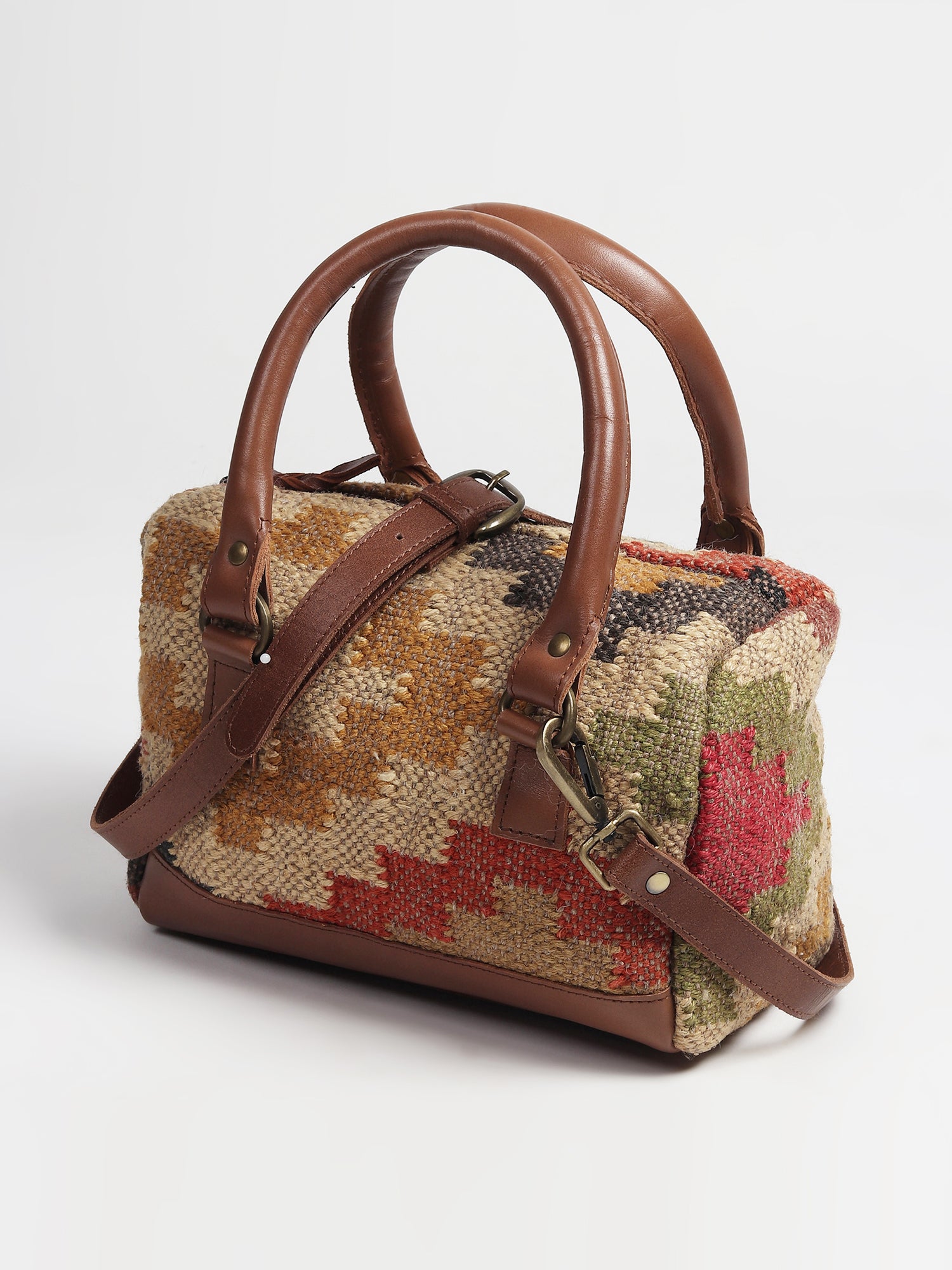 Digilent kilim duffle bag lifestyle — Art Avenue