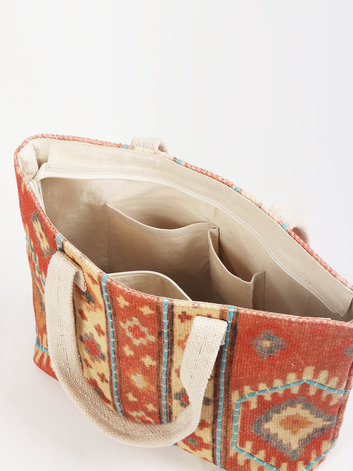 Fargo cotton tote bag exterior detail — Art Avenue