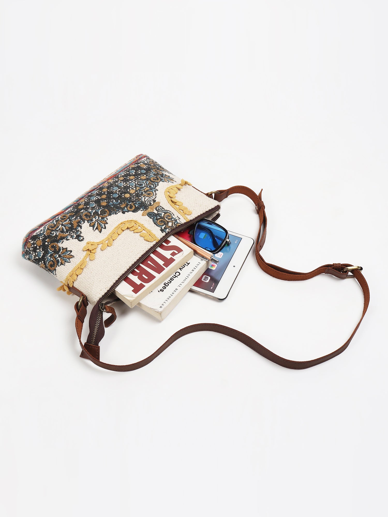 Danian sling bag alternate angle — Art Avenue