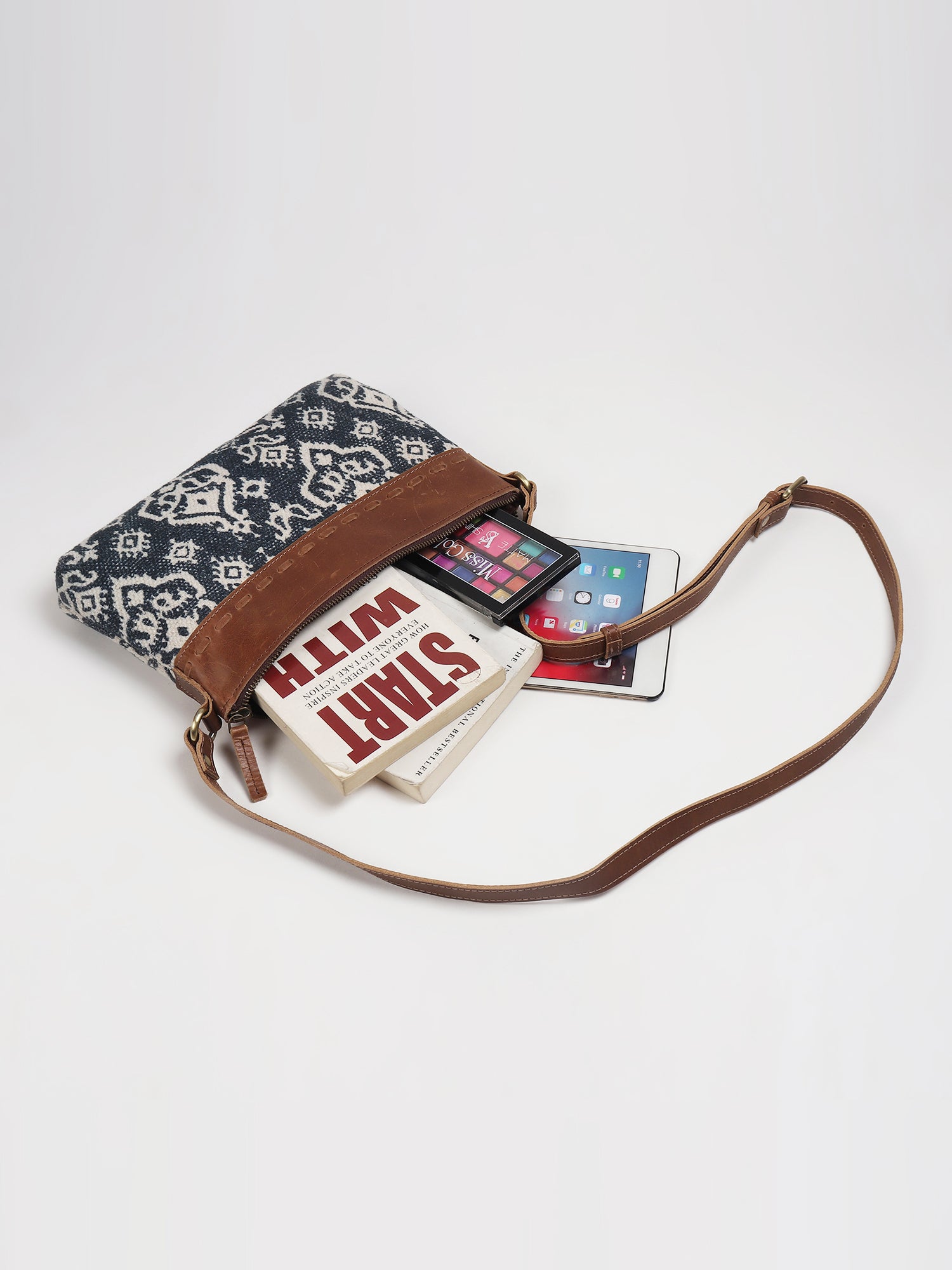 Ava sling bag alternate angle — Art Avenue