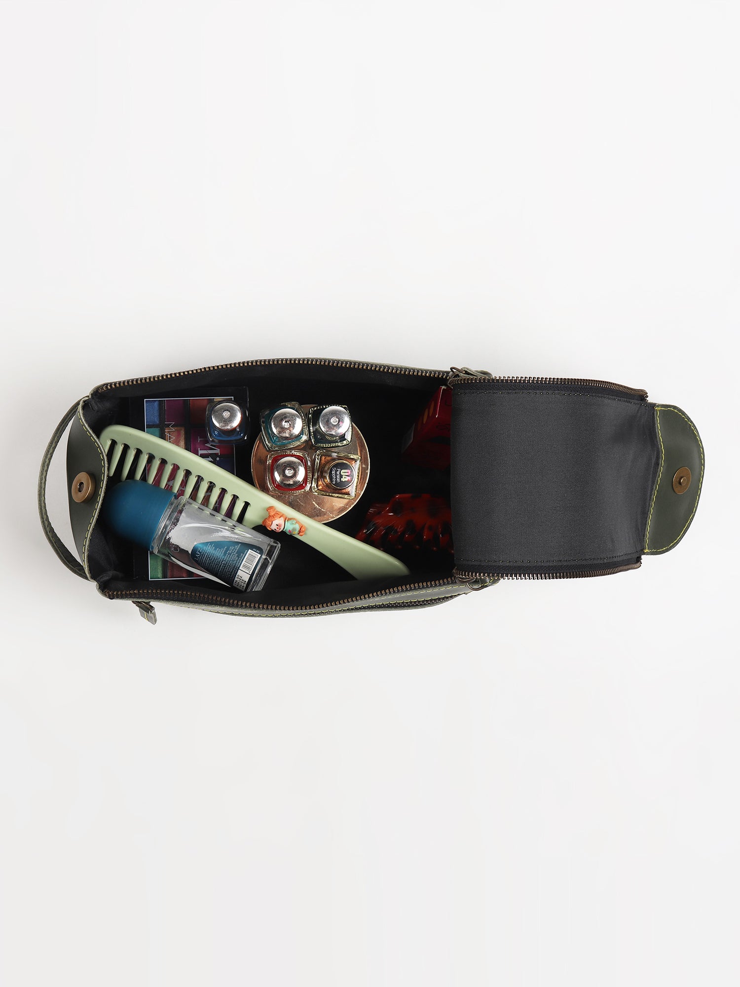 Rosary Leather Box Bag