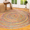 Belezza Round Braided Jute & Chindi Rug