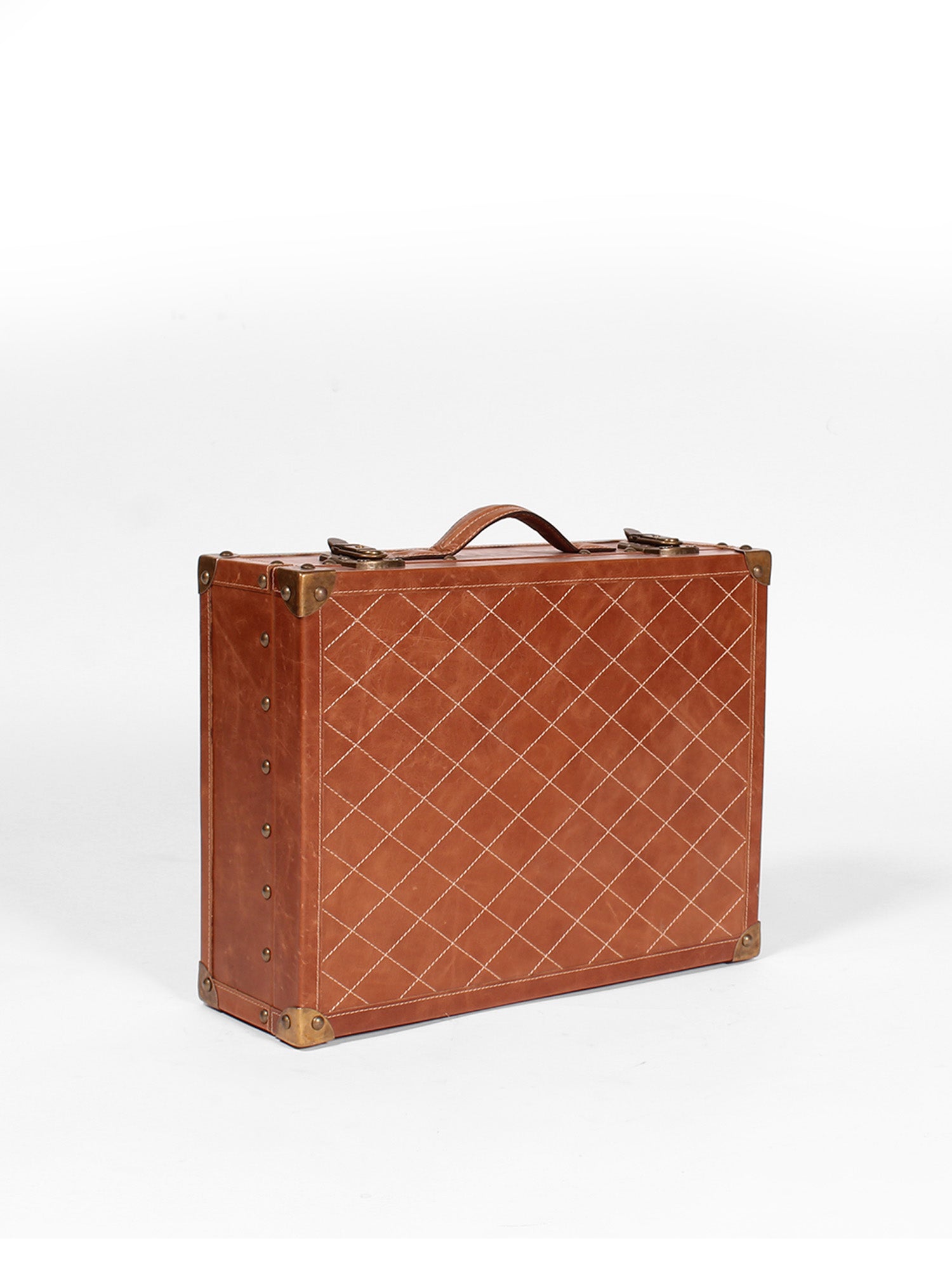 BAXTER - LEATHER BRIEFCASE - ART AVENUE