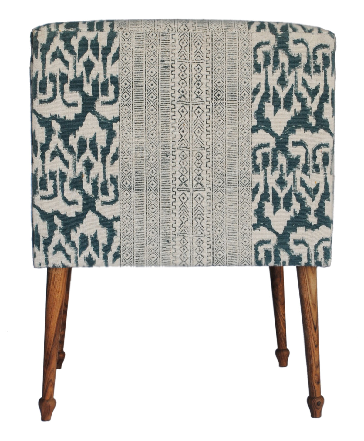 Eureka block-printed armchair — fabric detail — Art Avenue