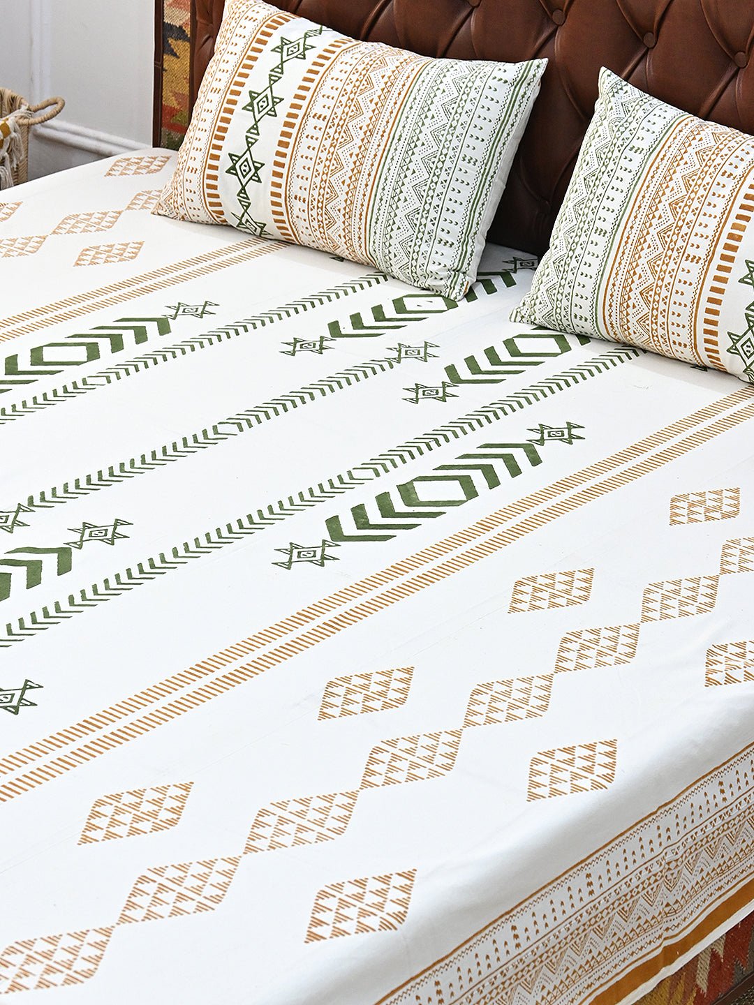 pure cotton bedsheets for double bed