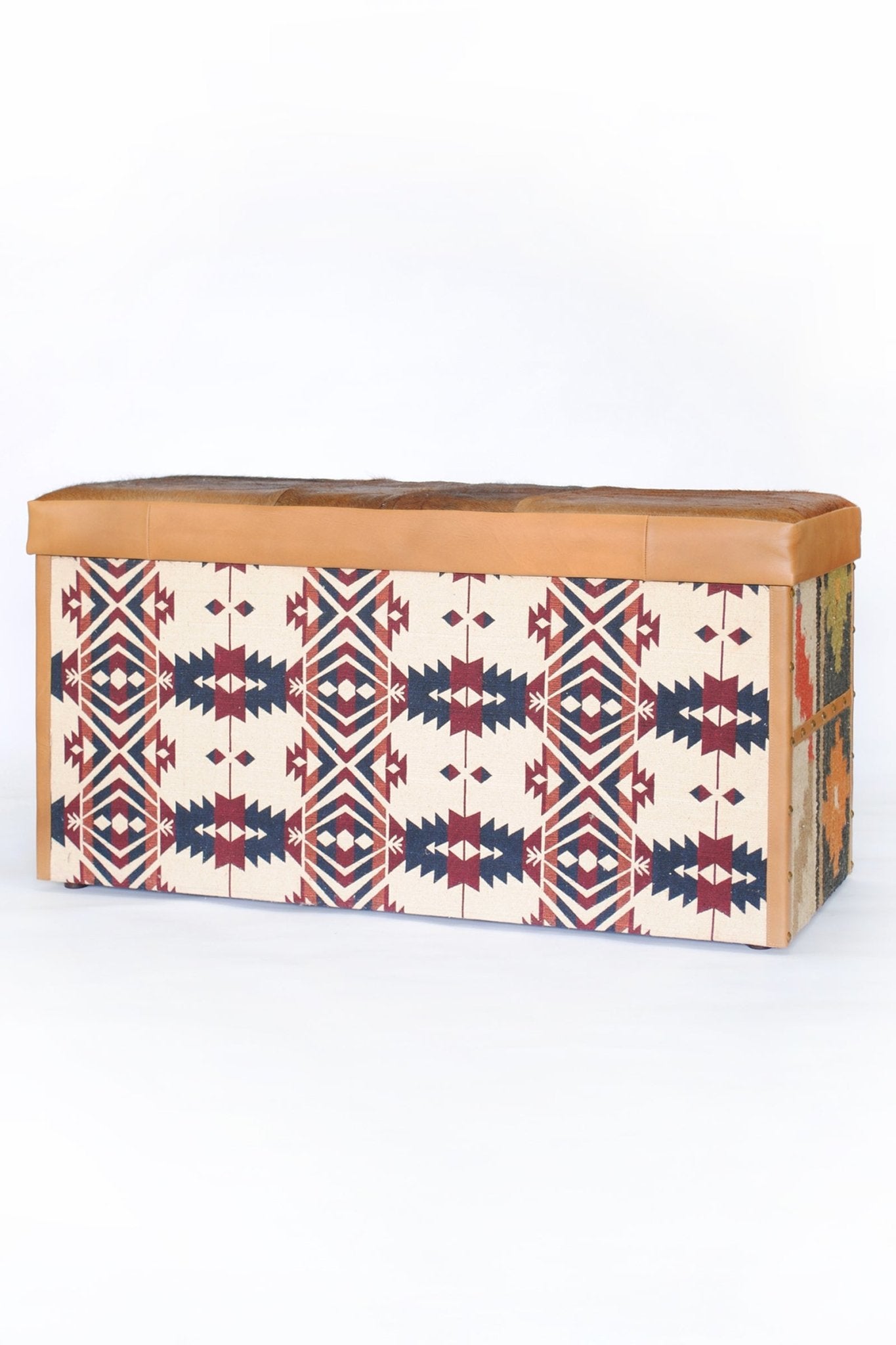 Argo kilim bench — side profile — Art Avenue