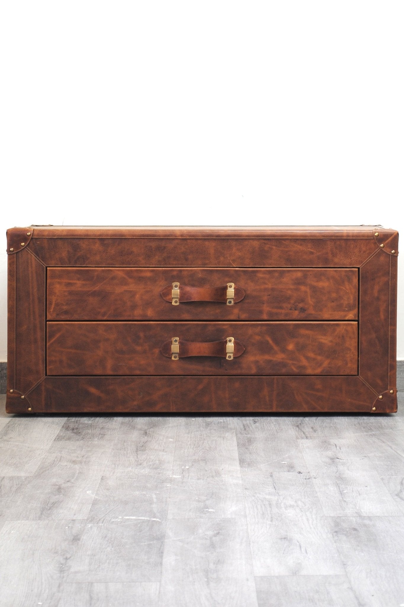 Leather trunk lid detail — Art Avenue
