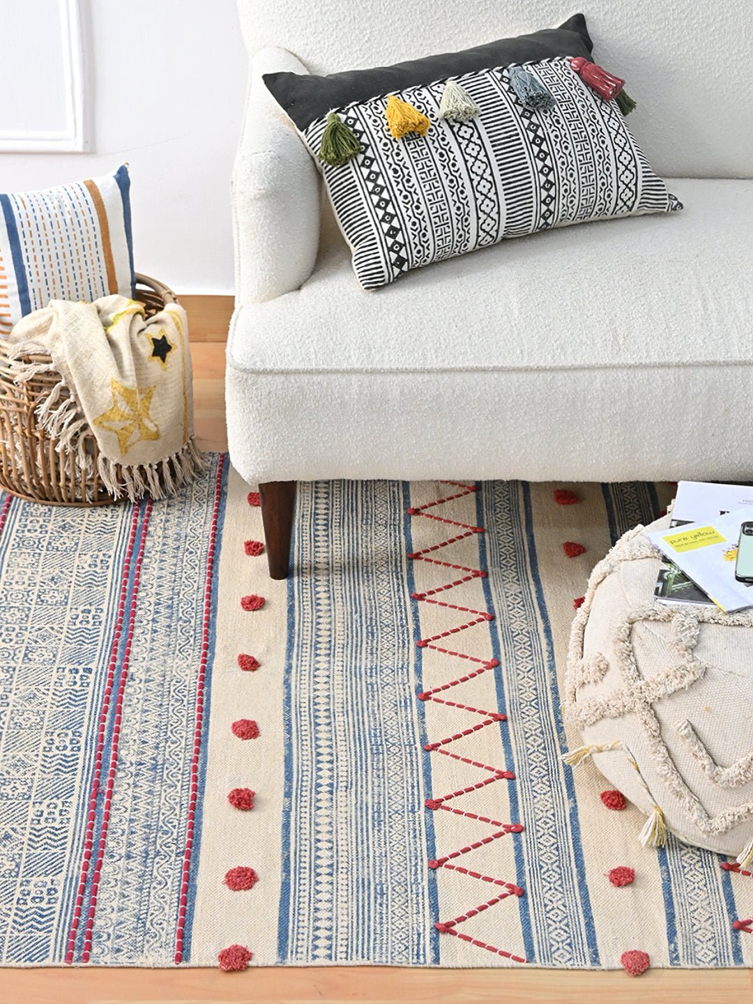 TITLE BLOCK PRINTED RUG - ART AVENUE