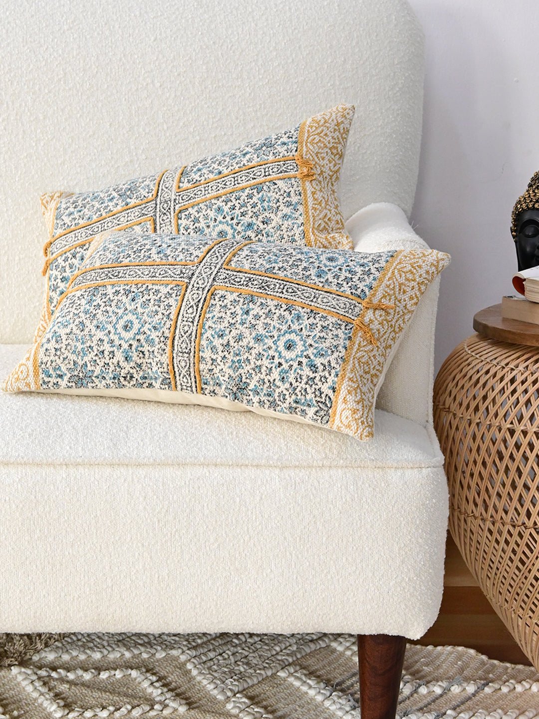 CALENDULA - LUMBAR CUSHION COVER - ART AVENUE