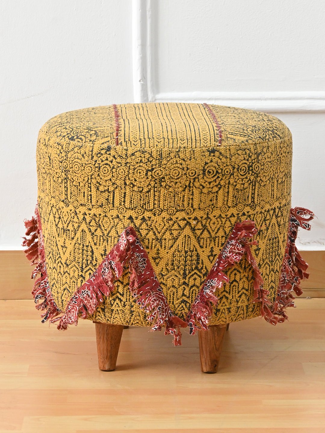 Close-up of kilim geometric pattern — Art Avenue