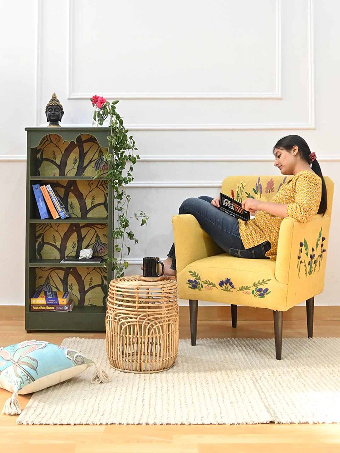 SPIREA - LEATHER STORAGE SHELF - ART AVENUE
