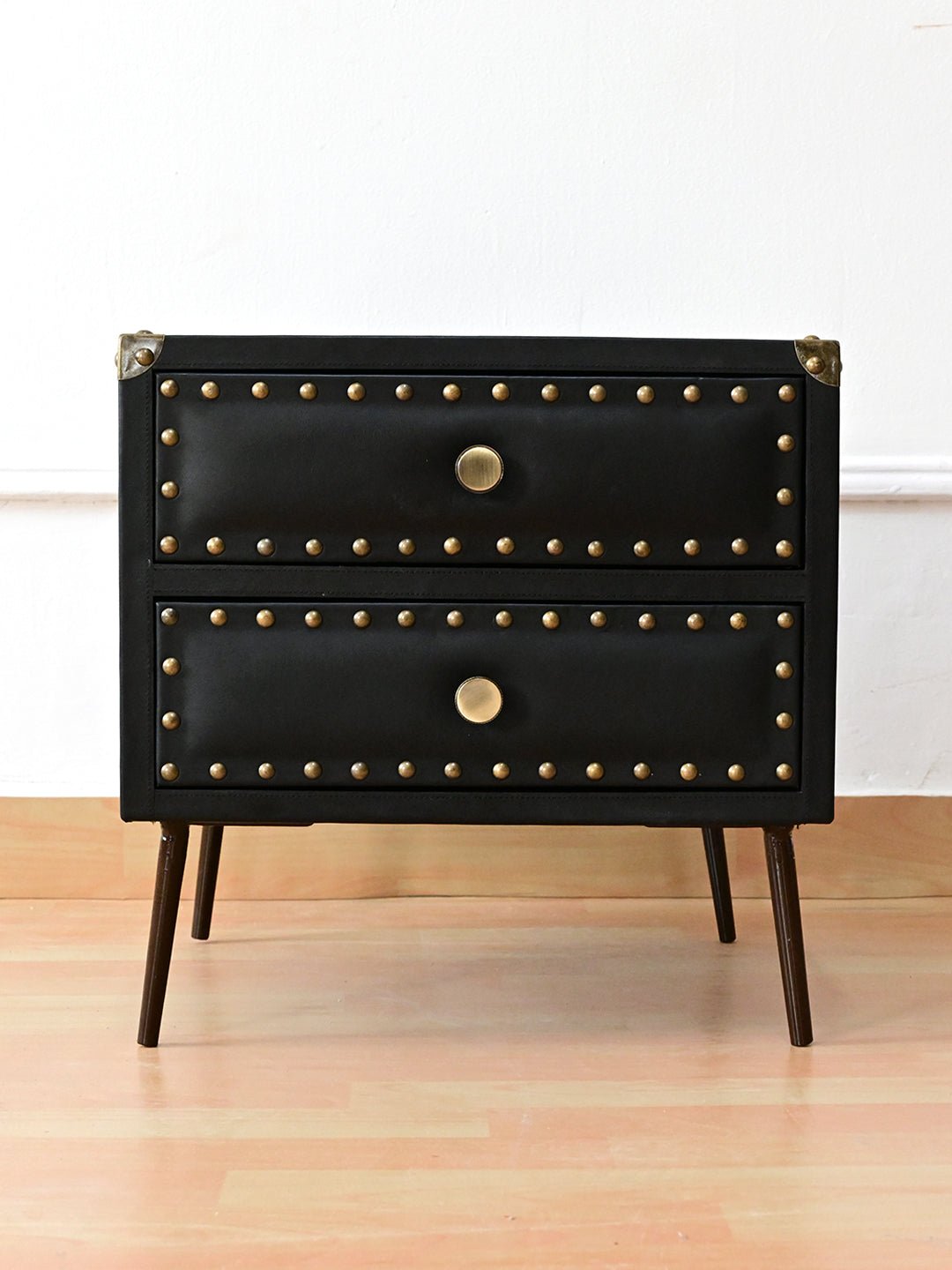 Leather side table top surface — Art Avenue