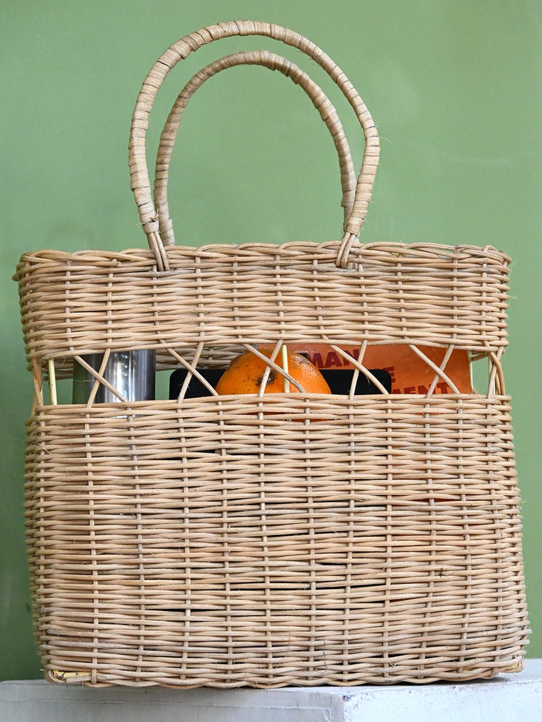 PERUVIAN -MULTIPURPOSE BAMBOO BASKET & TOKRI - ART AVENUE