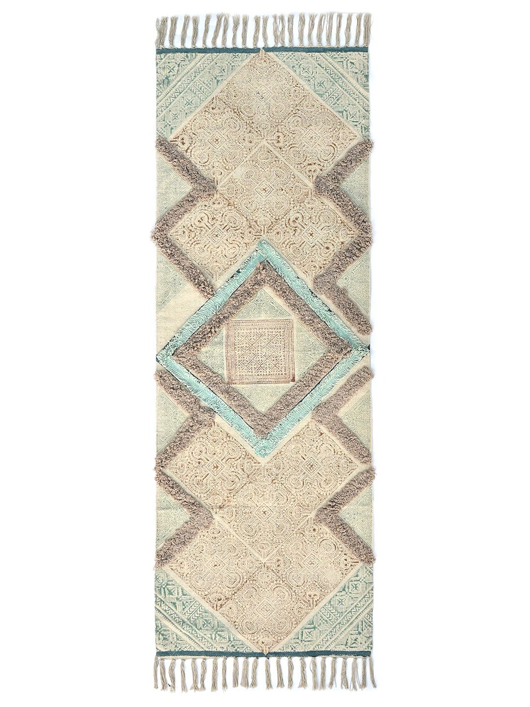MARIA- BLOCK PRINTED FLOOR RUNNER - ART AVENUE