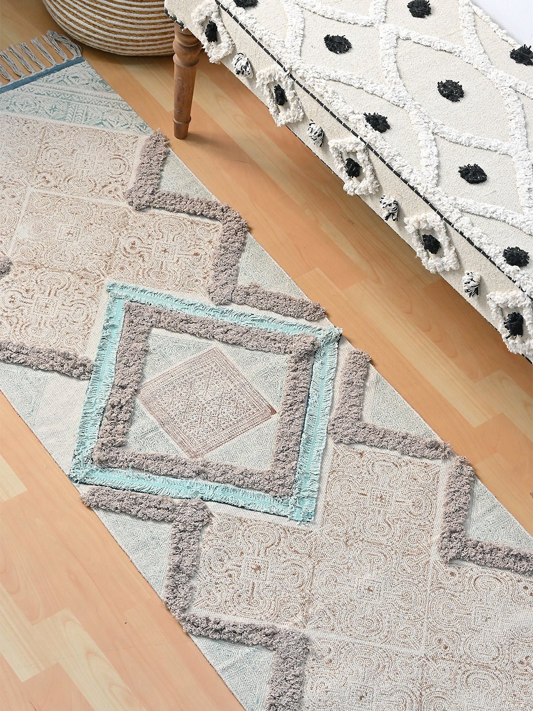 MARIA- BLOCK PRINTED FLOOR RUNNER - ART AVENUE