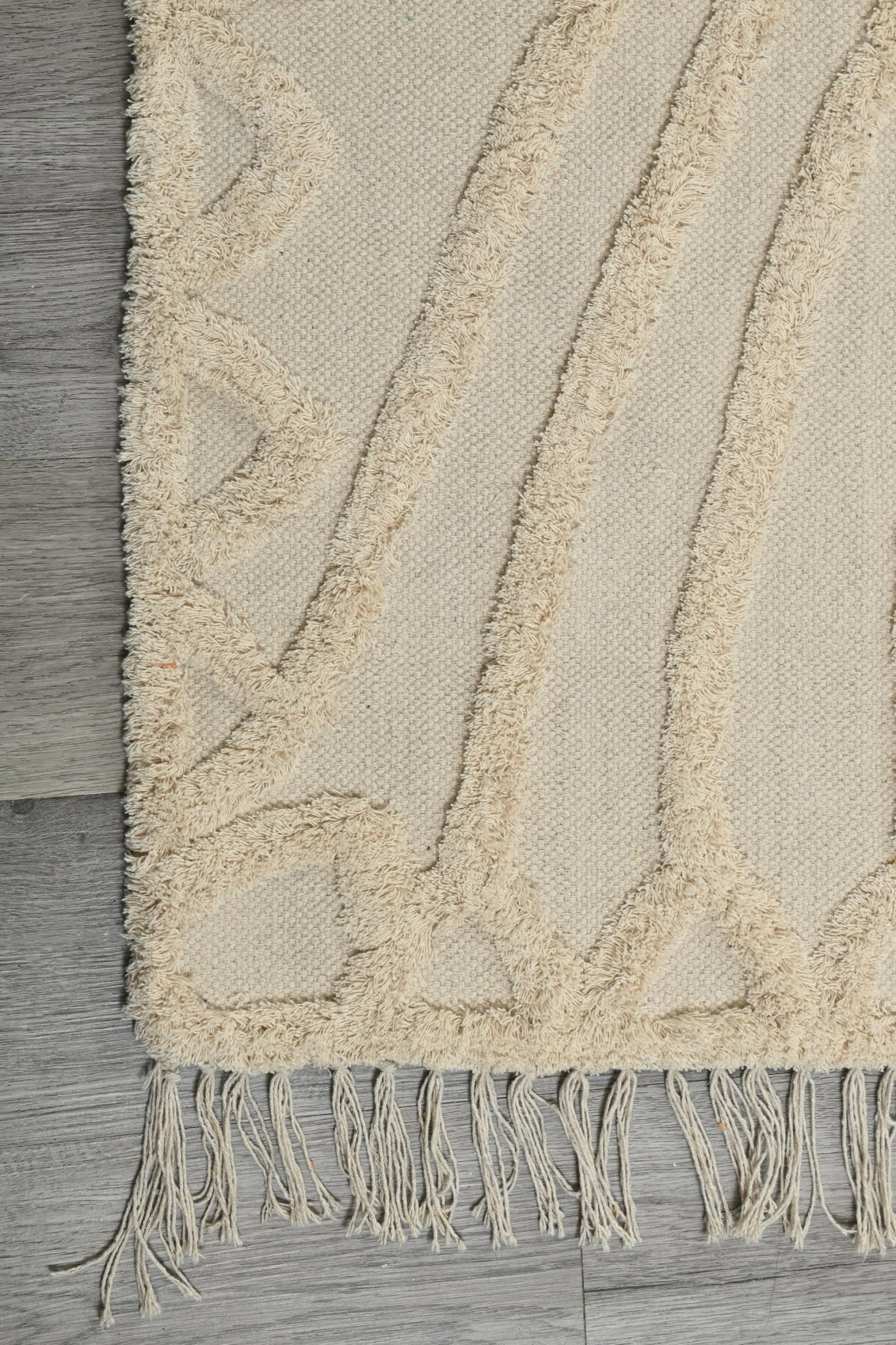 INDIANA - HAND EMBROIDERED COTTON RUG - ART AVENUE