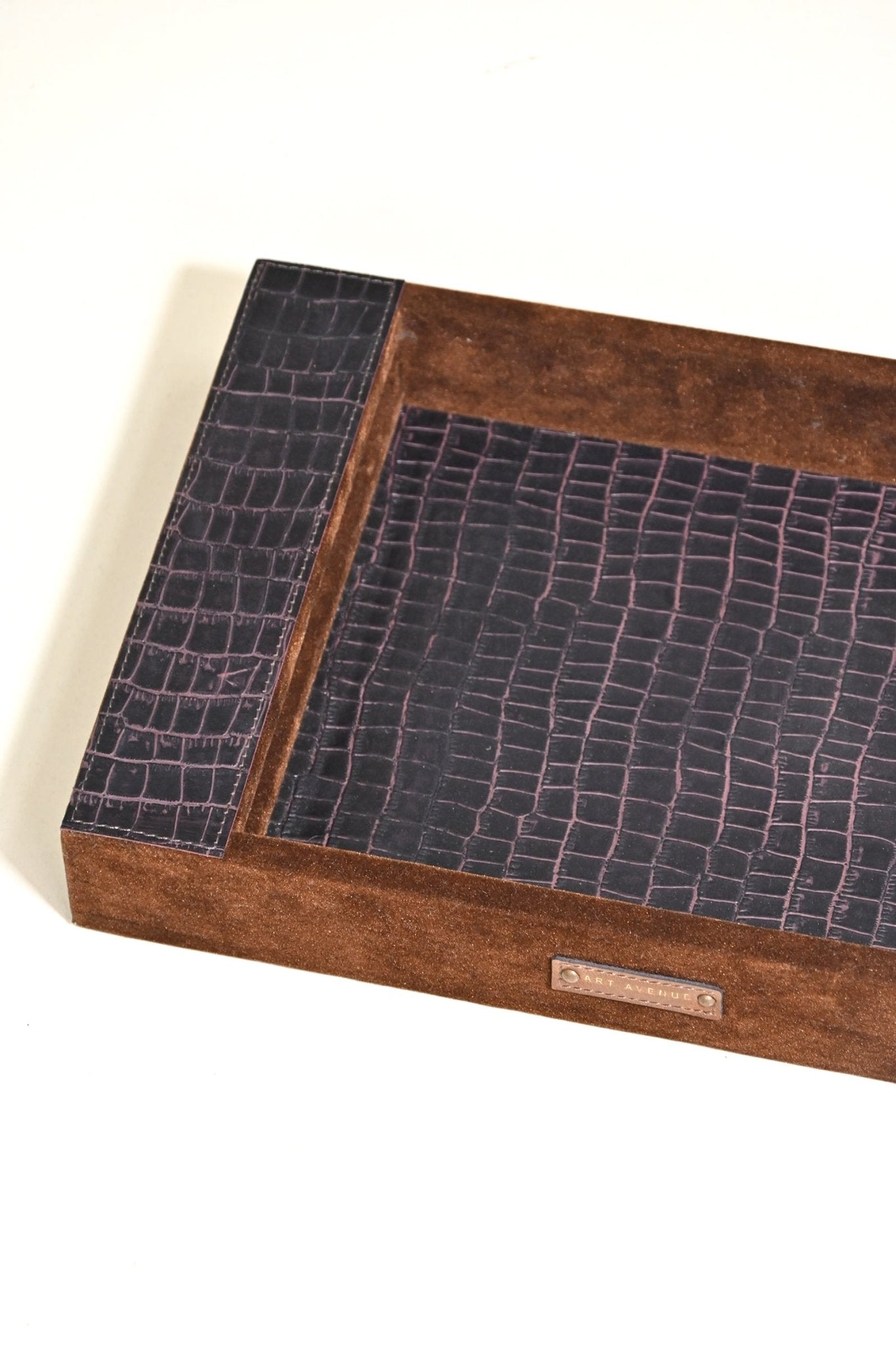 CARMINE - LEATHER TRAY - ART AVENUE