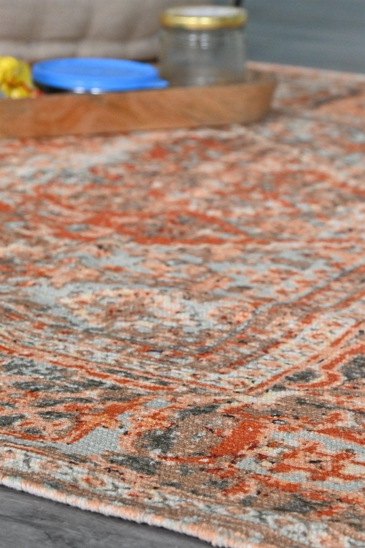 Albatraus printed cotton rug — multiple sizes available