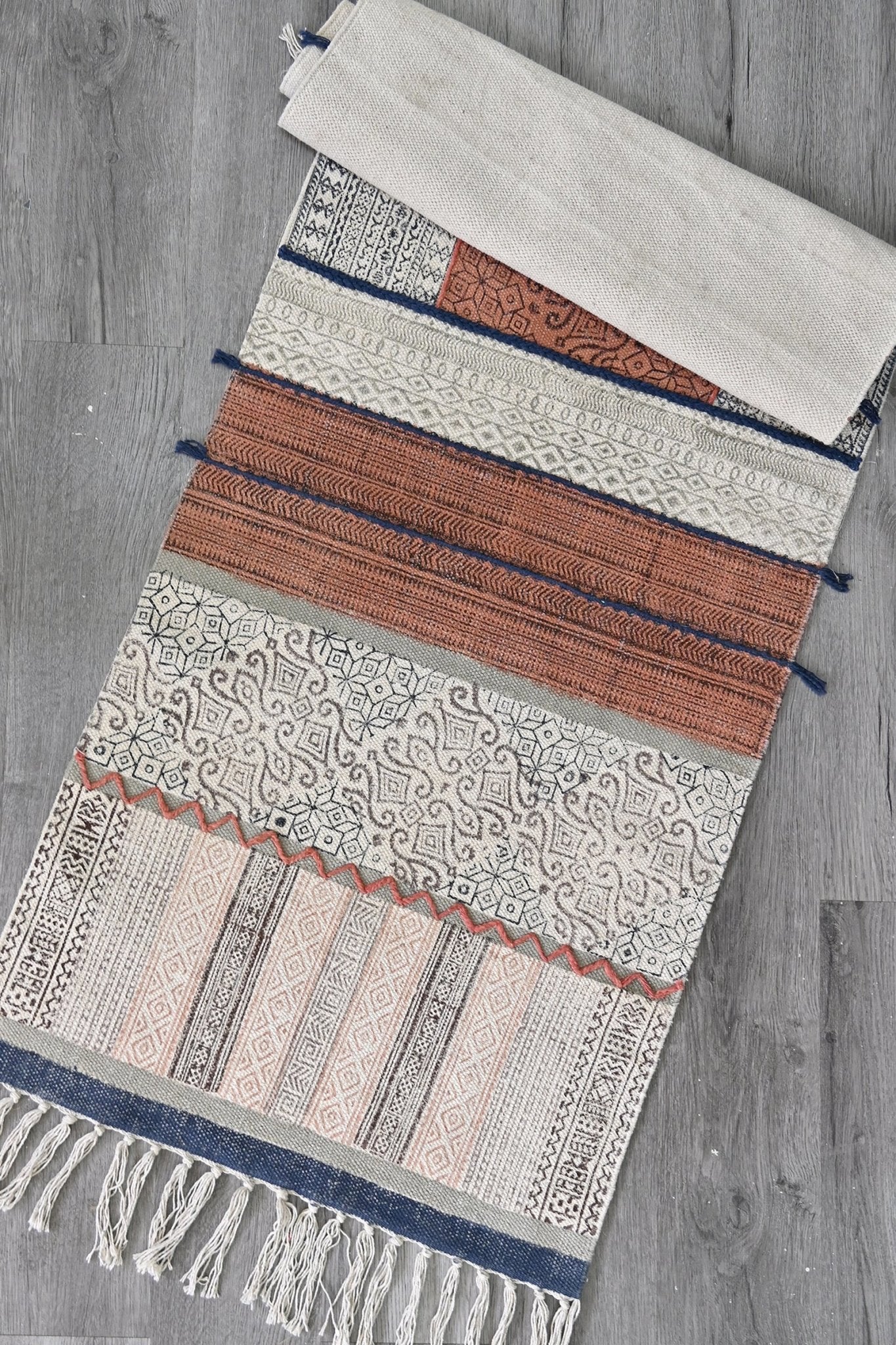 AURORA - BLOCK PRINTED FLOOR RUNNER - ART AVENUE