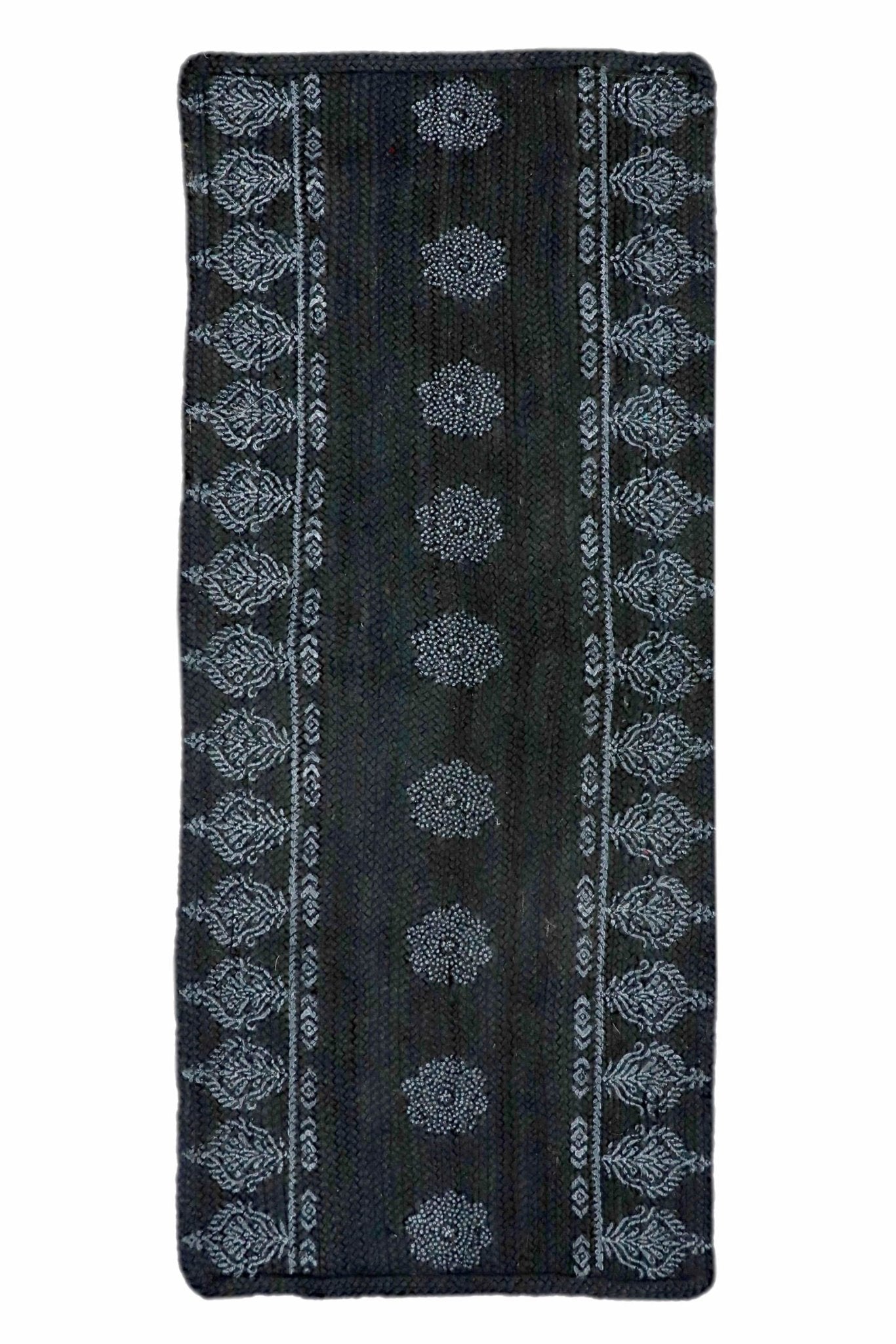 Basic braided floor runner detail — Art Avenue Jaipur