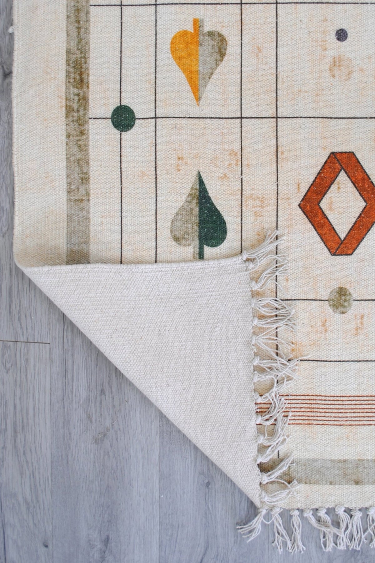 Betula cotton rug lifestyle — Art Avenue Jaipur