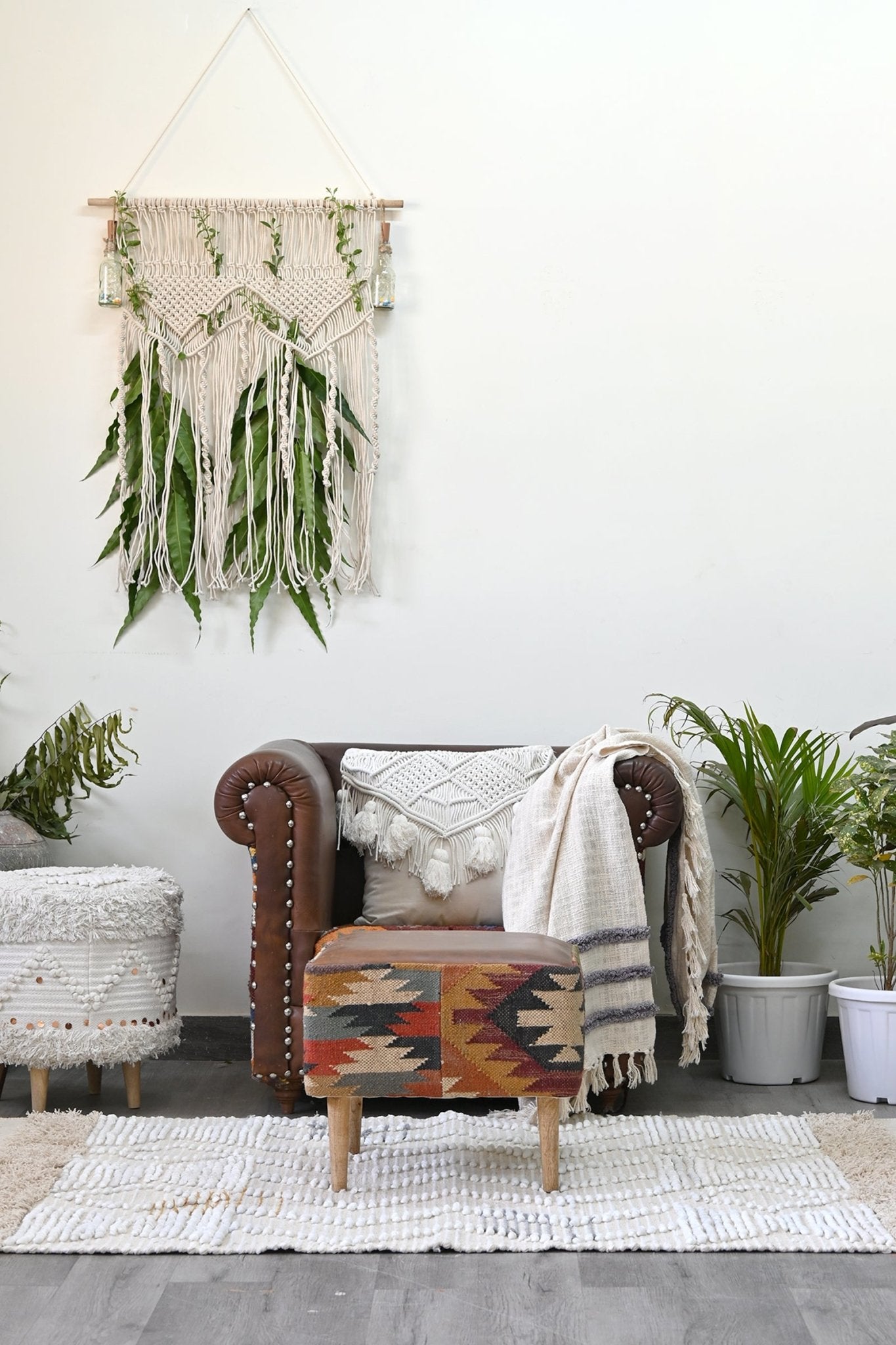 Block-Printed Handcrafted Armchair — Art Avenue